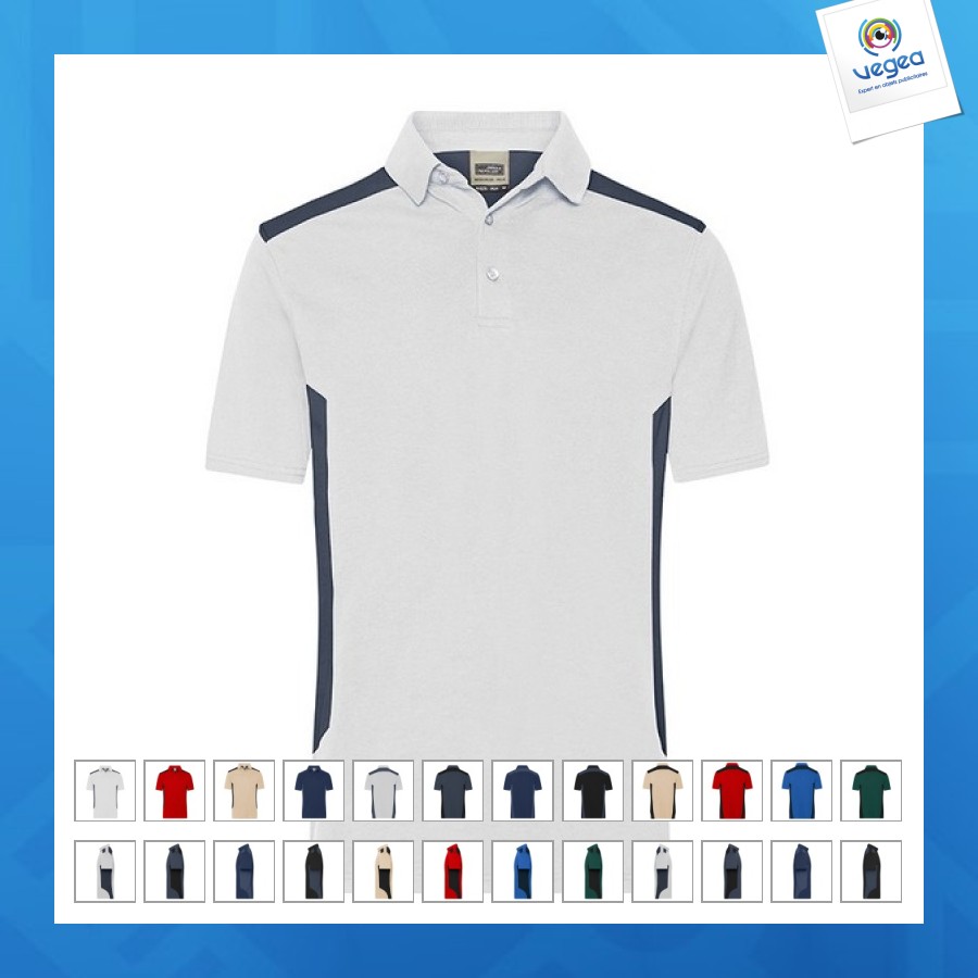 Polo workwear homme - james nicholson