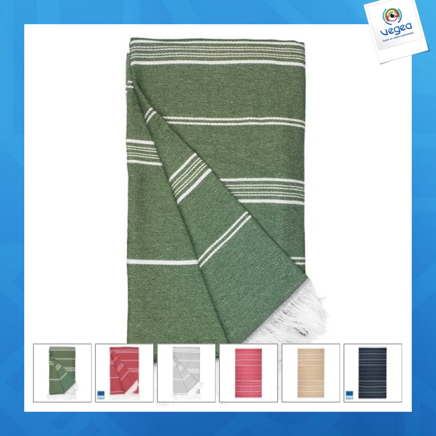 Fouta recyclée personnalisable 100x180cm