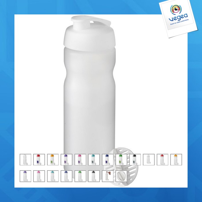 Bouteille shaker publicitaire baseline plus 650ml