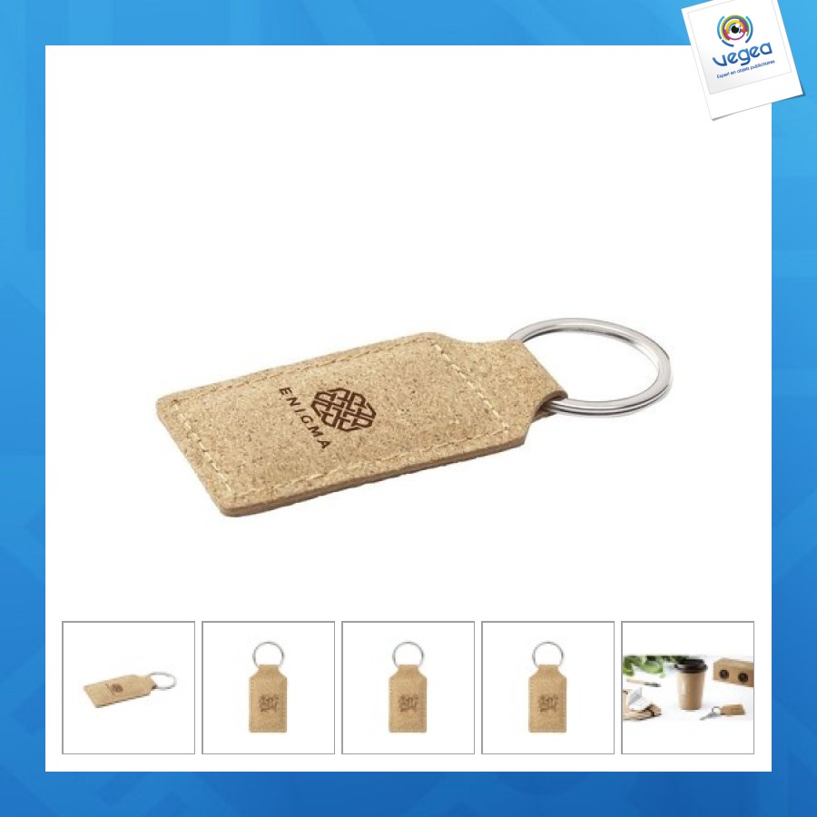 Cork key ring porte-clés promotionnel