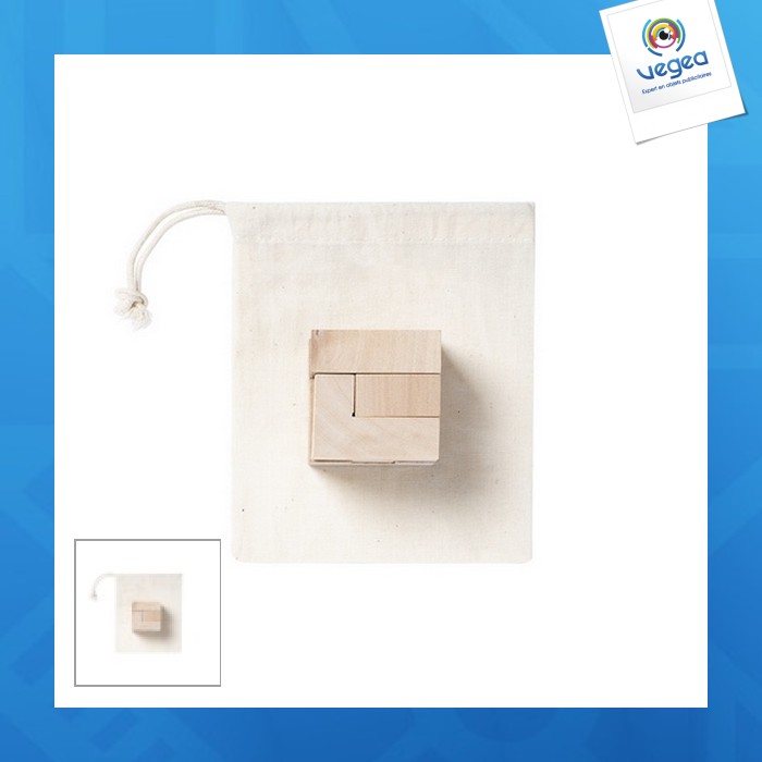 Cube en bois 7 pièces