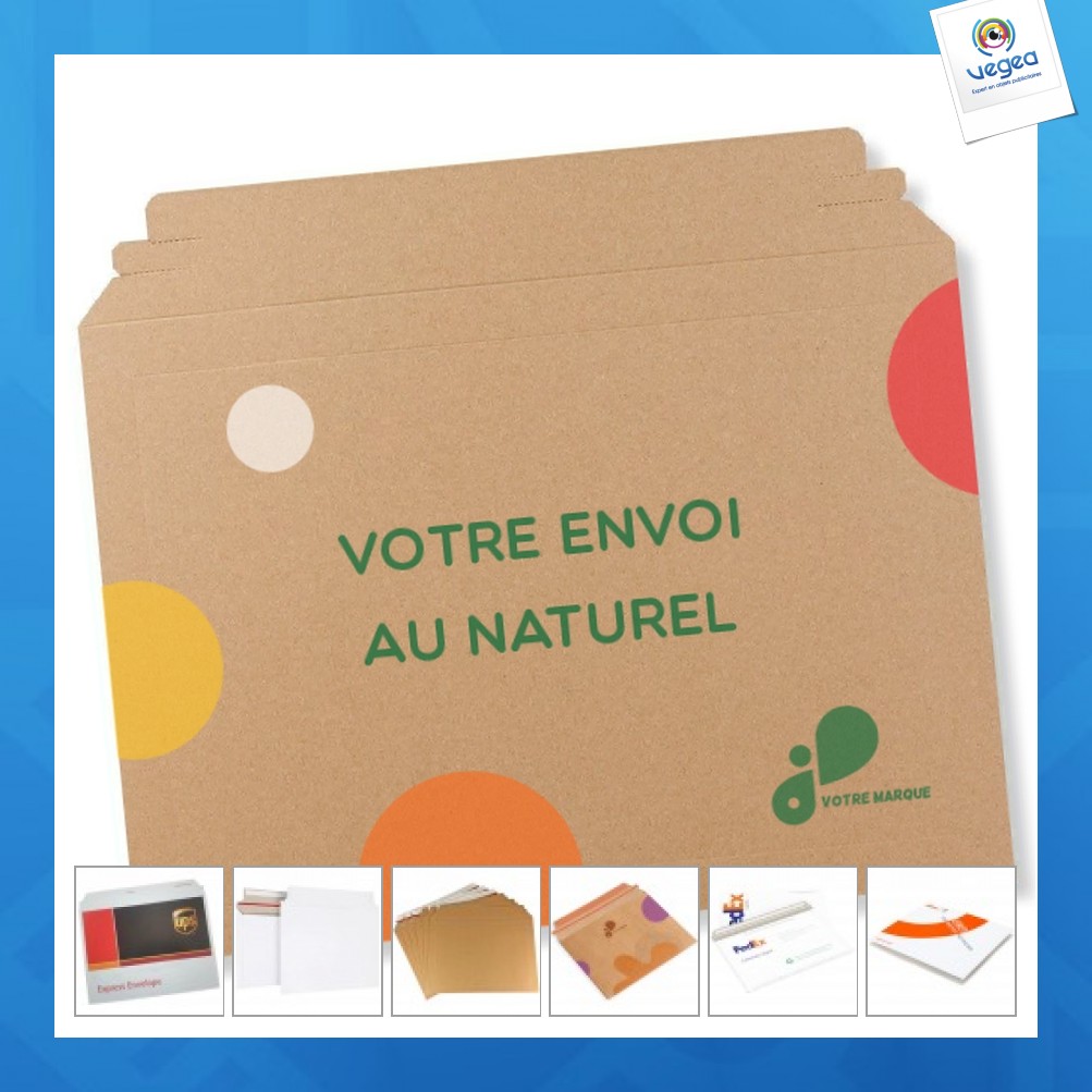 Enveloppe cartonnée publicitaire a5