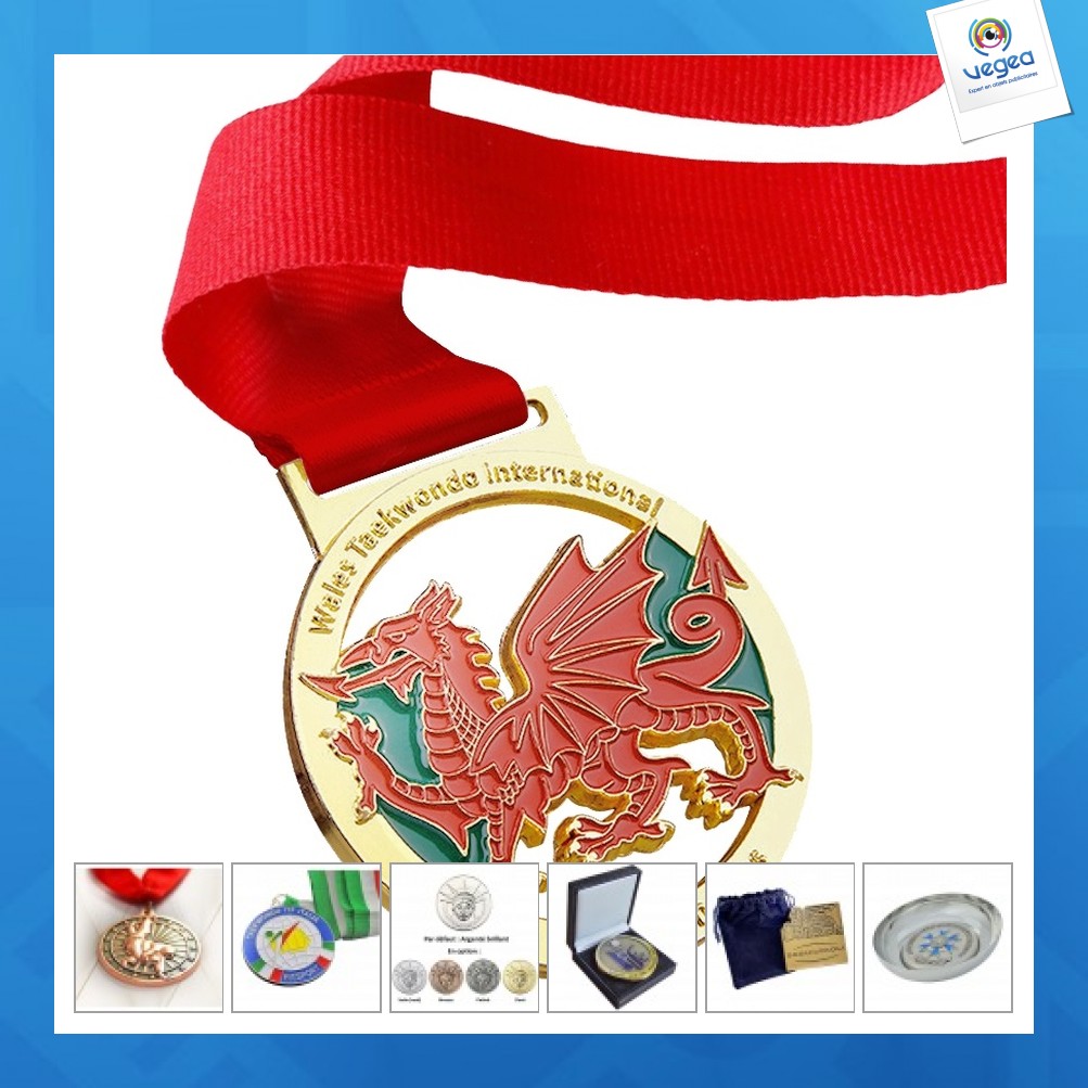 Médaille avec logo judo