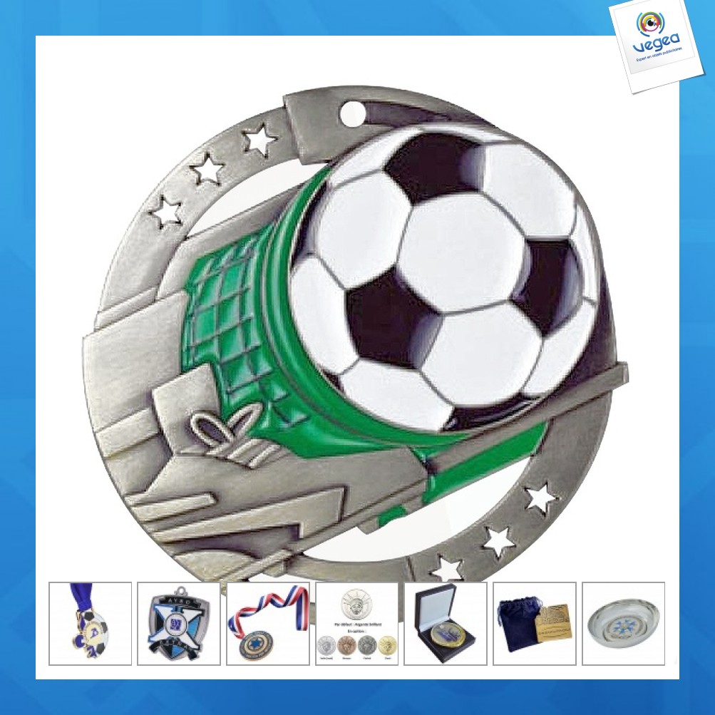 Médaille personnalisable foot 