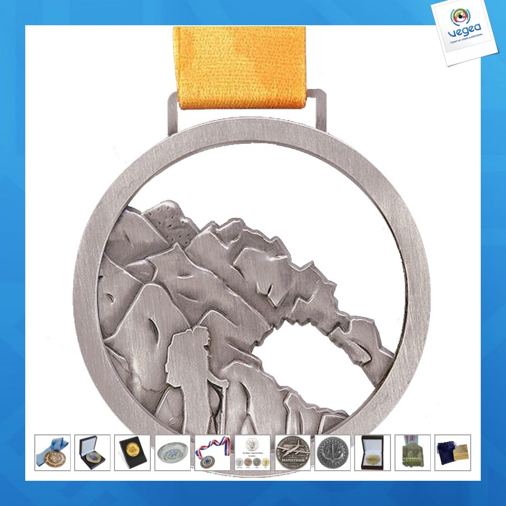 Médaille promotionnelle premium 70mm