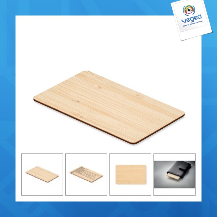  carte rfid bambou