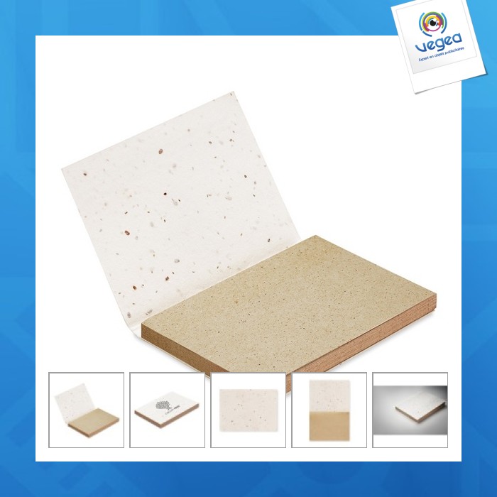 Bloc-notes couverture à planter