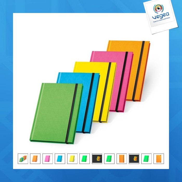 Bloc-notes publicitaire a5 fluo