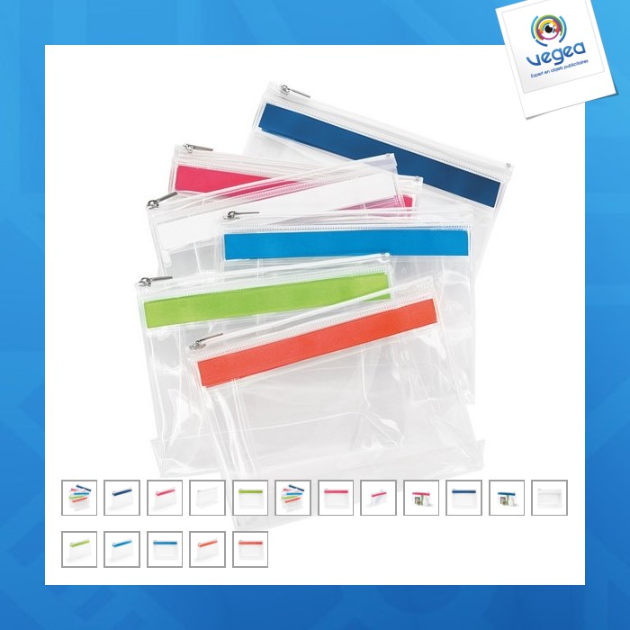 Trousse de toilette transparente
