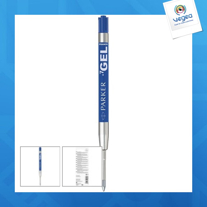 Cartouche pour stylo bille personnalisable écriture gel parker