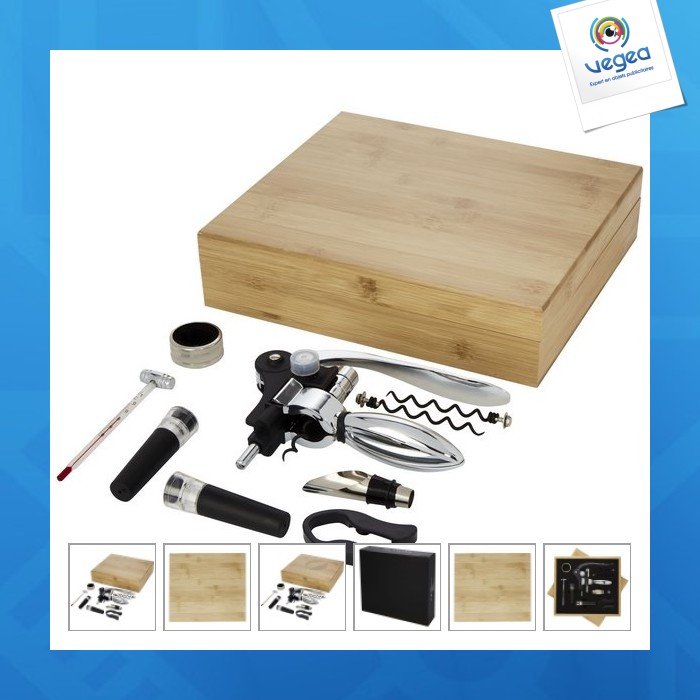 Coffret à vin 9 pièces malbick