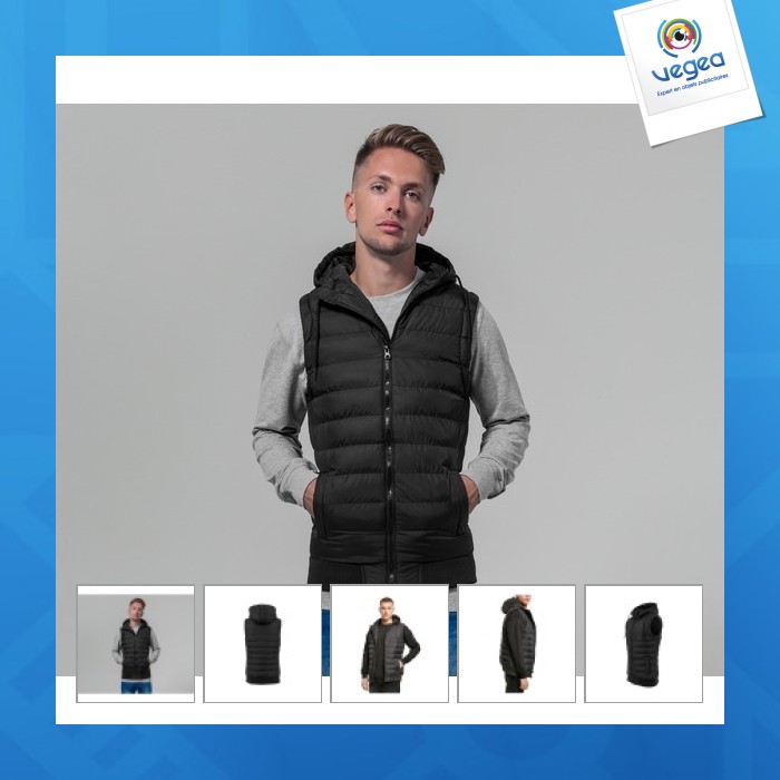 Bodywarmer à capuche