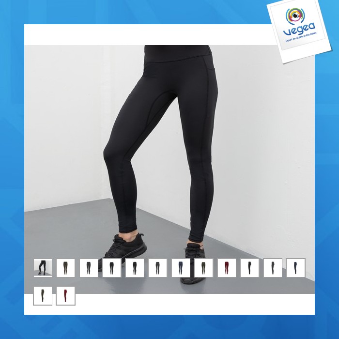 Legging personnalisable de sport avec poche