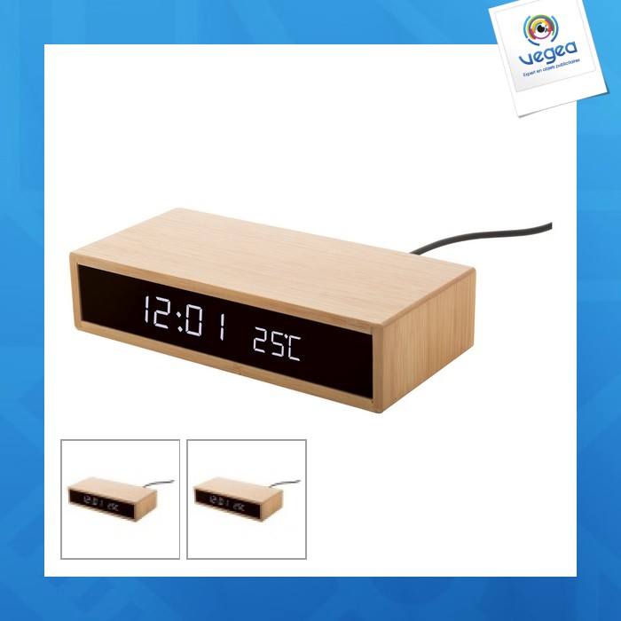 Réveil personnalisable chargeur induction
