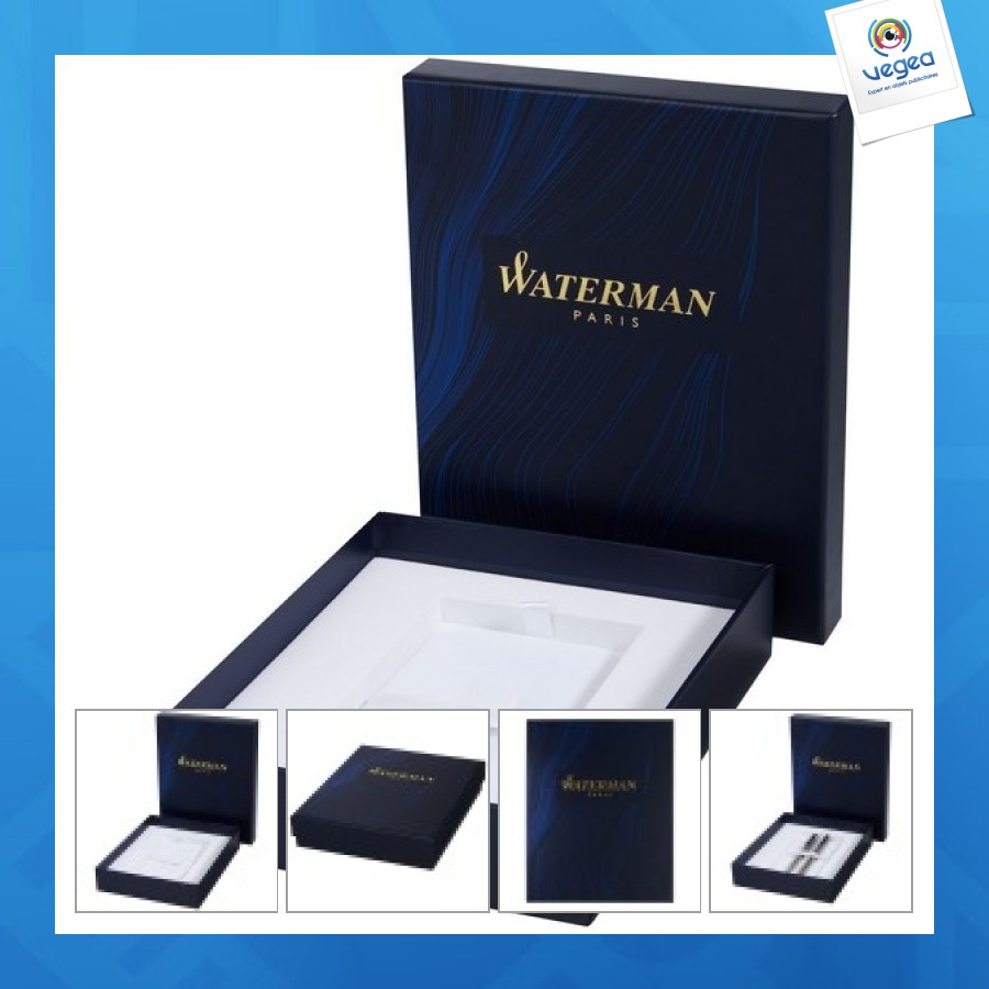 Coffret cadeau waterman publicitaire pour deux stylos