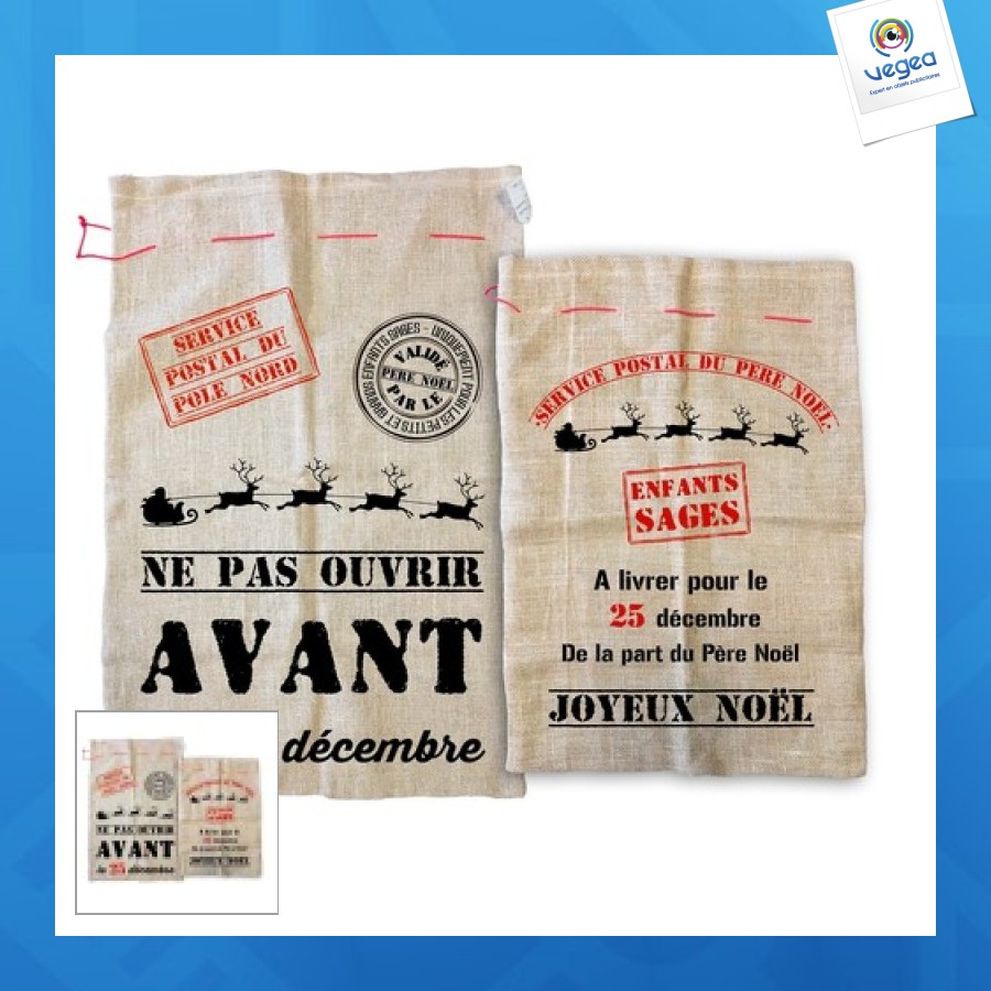Sac de noël 60x90cm