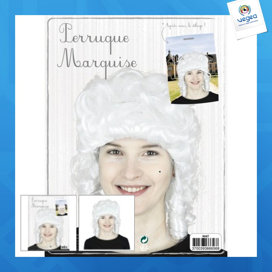 Perruque marquise personnalisé