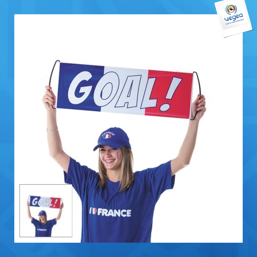 Bannière supporter goal