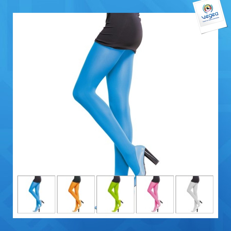 Collant fluo bleu