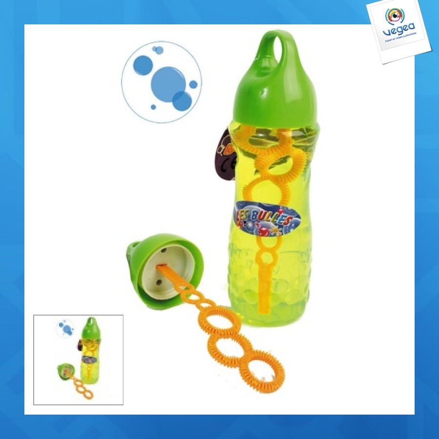 Bulle de savon 250ml 18cm 4 couleurs assorties