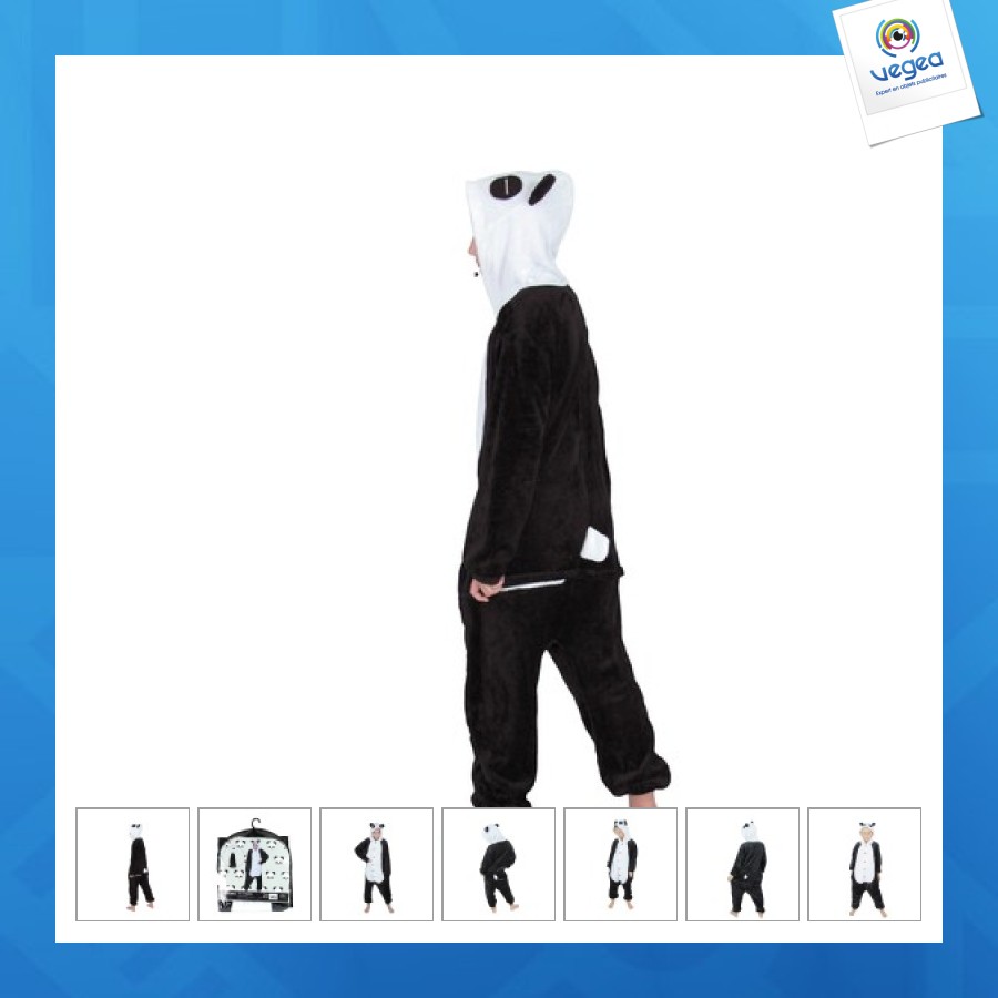 Costume kigurumi panda enfant 11/14 ans