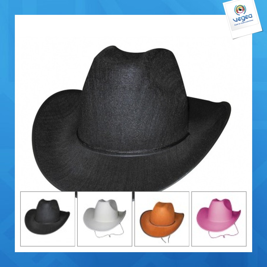 Chapeau publicitaire cowboy