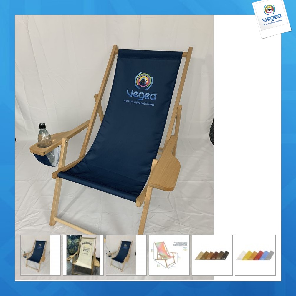 Chilienne promotionnelle avec accoudoirs boisson