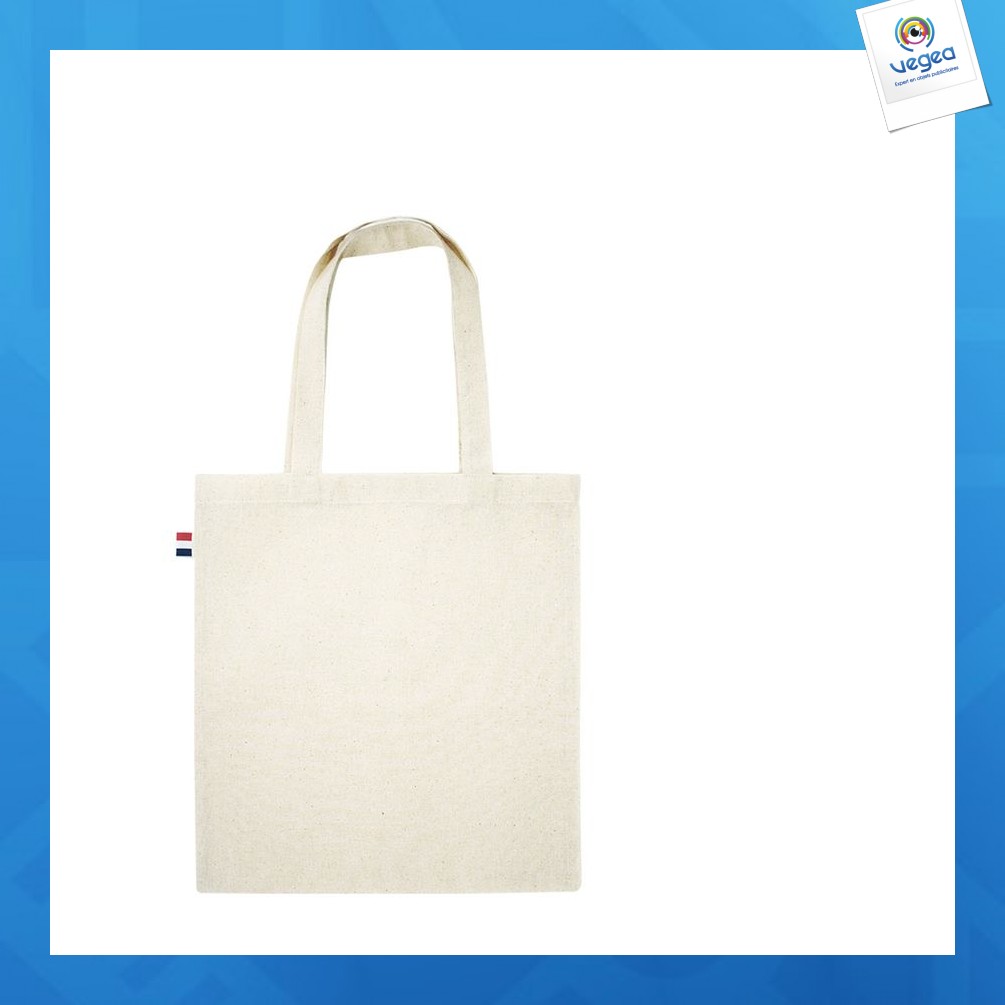 Tote bag personnalisable français 38x42cm 150g