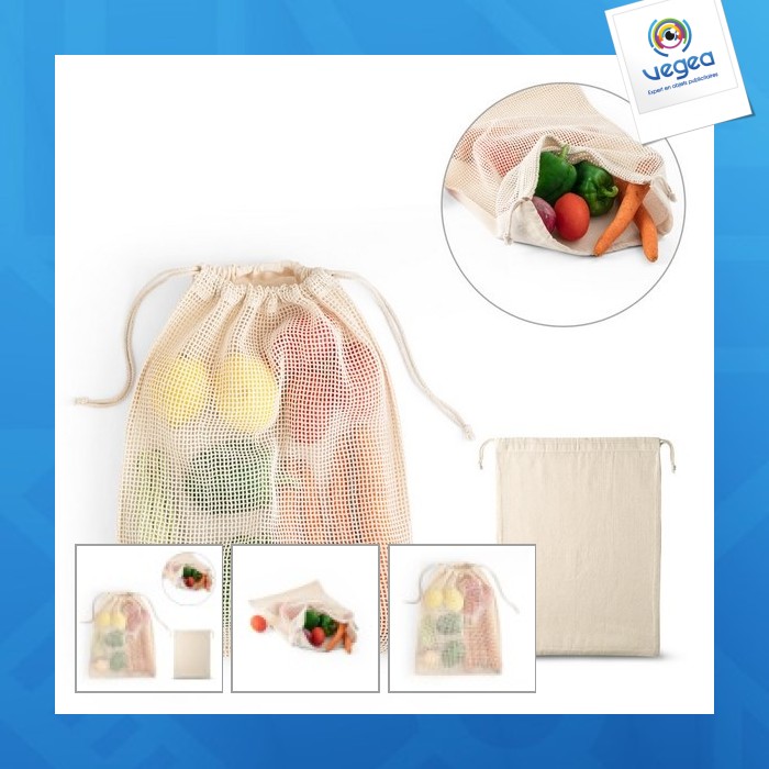 Sac filet 100% coton 120g 30x40