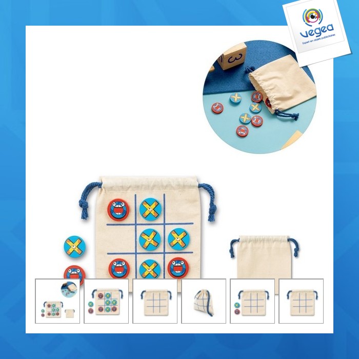 Jeu du morpion promotionnel coloré