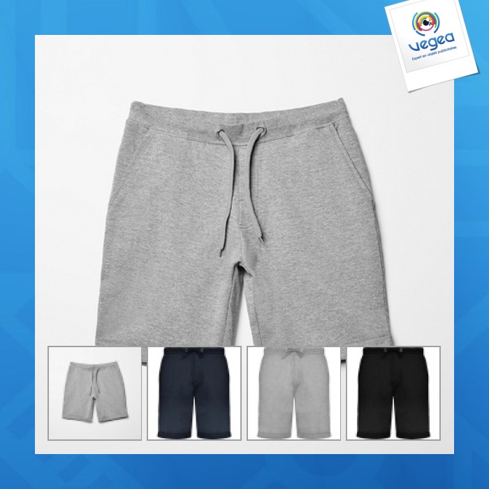 Spiro - short de sport avec logo avec ceinture élastique et cordon de serrage