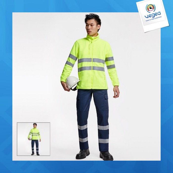 Altair - veste publicitaire style polaire haute visibilité