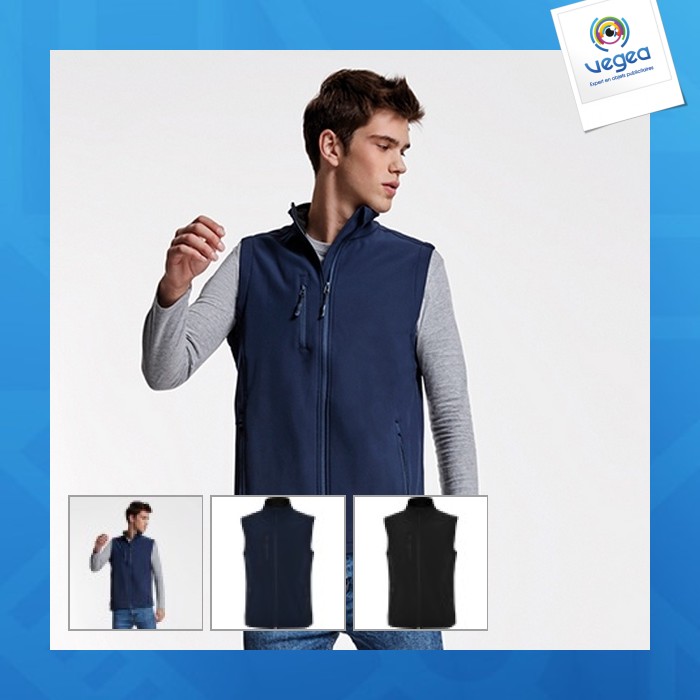 Gilet softshell 2 couches