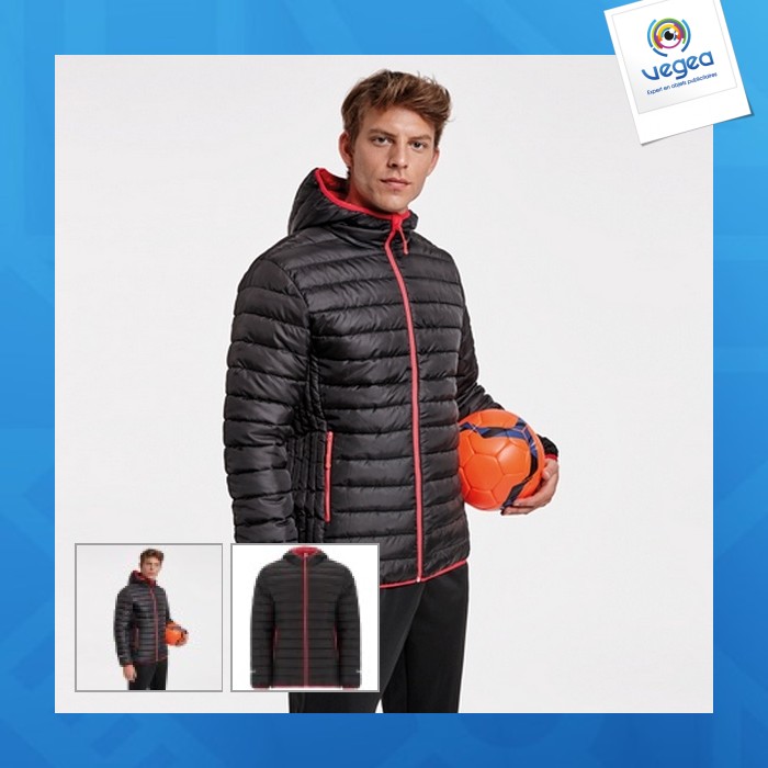 Norway sport - veste de sport publicitaire rembourrée avec rembourrage touché plumes