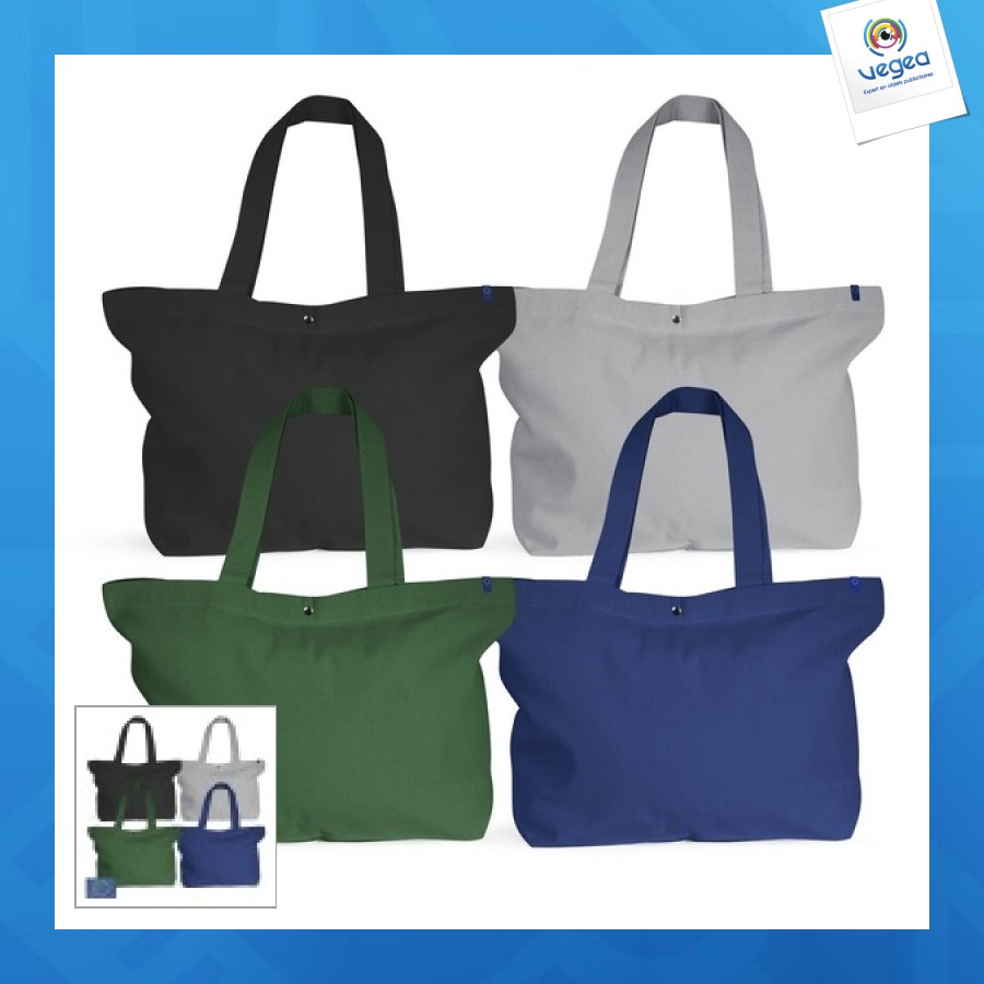 Sac plage couleur en coton bio fabrication européenne
