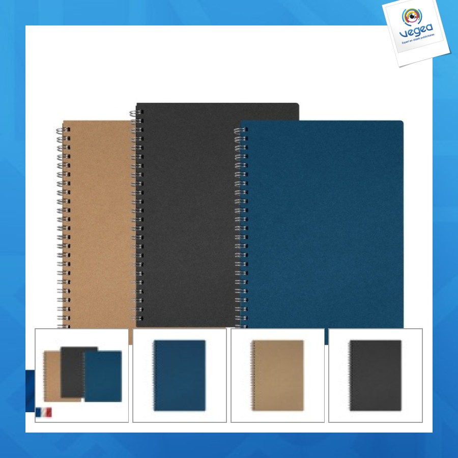 Cahier à spirales a5 fabriqué en france
