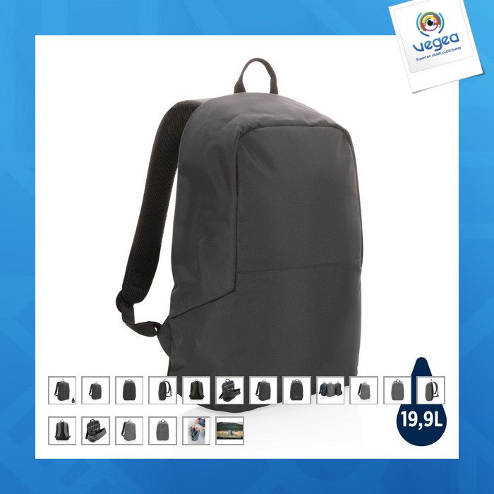 Sac à dos antivol personnalisable en rpet impact aware™