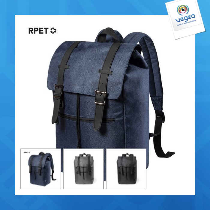 Sac à dos personnalisable urbain en rpet