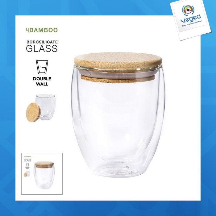 Verre à double paroi personnalisable 250 ml