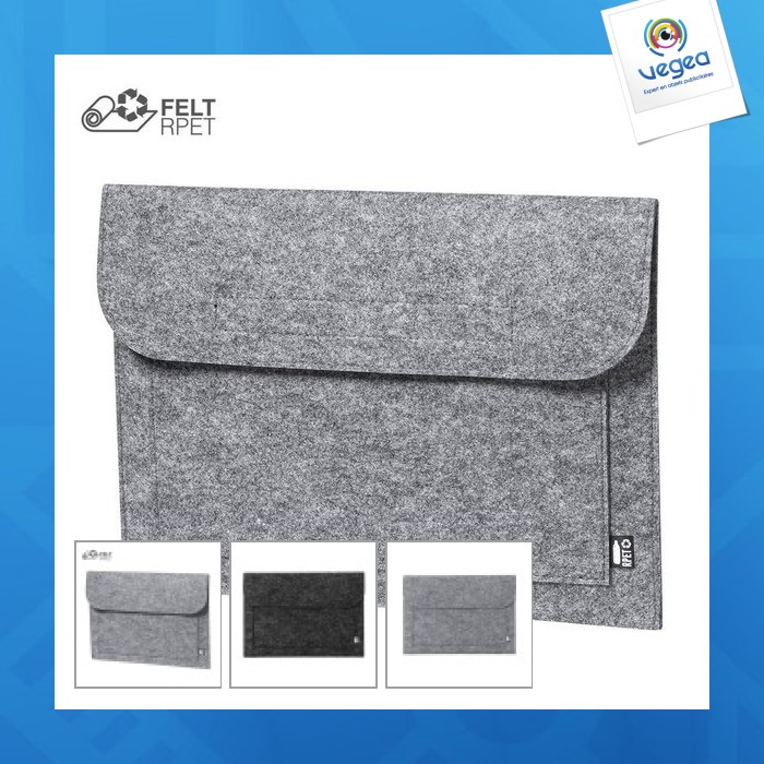 Housse personnalisable pour ordinateur portable en feutrine rpet