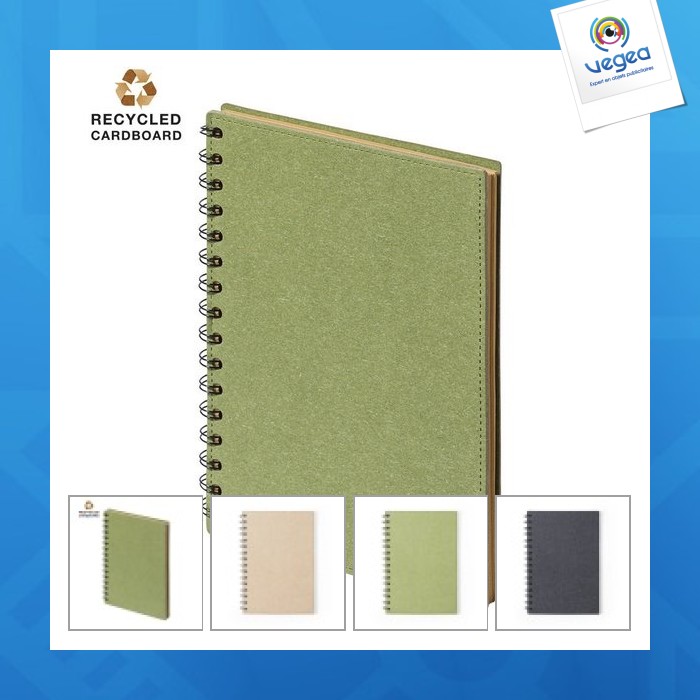 Cahier en carton recyclé