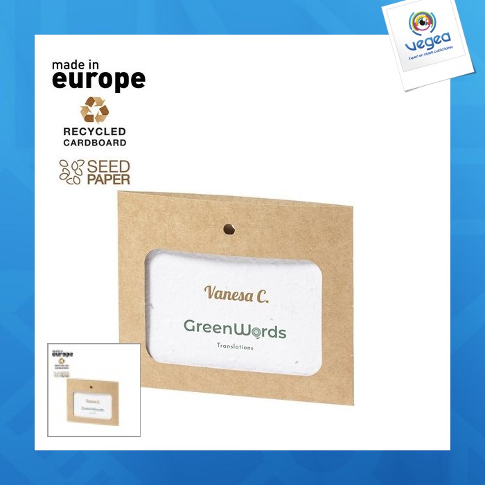 Badge ensemencé