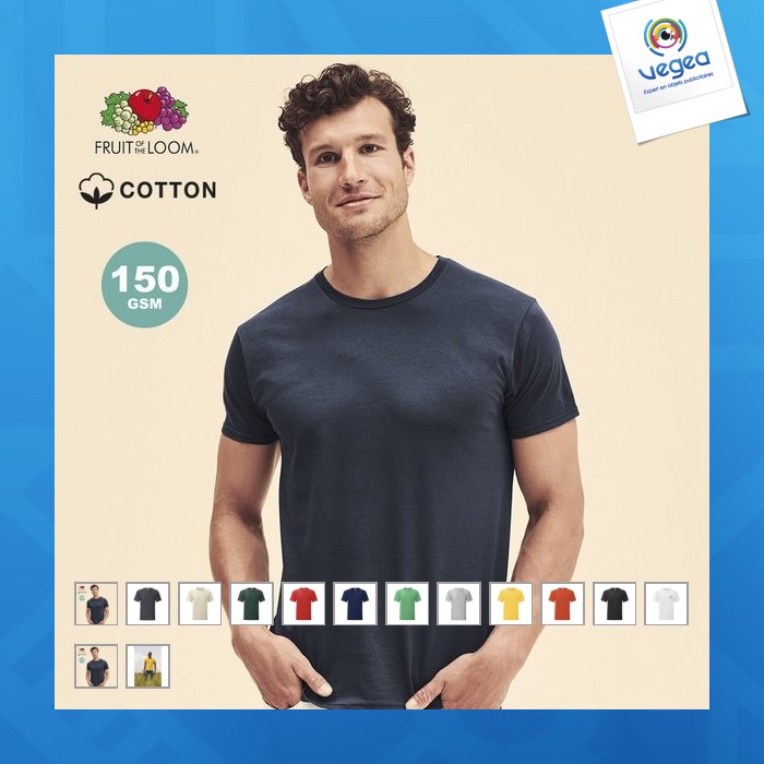 T-shirt publicitaire adulte couleur - iconic