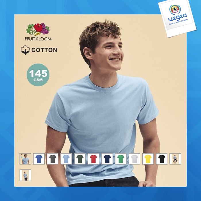 T-shirt promotionnel adulte couleur - original t