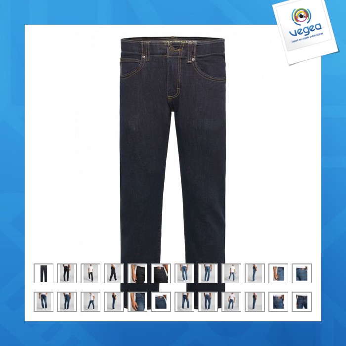 Jean publicitaire extreme motion slim fit
