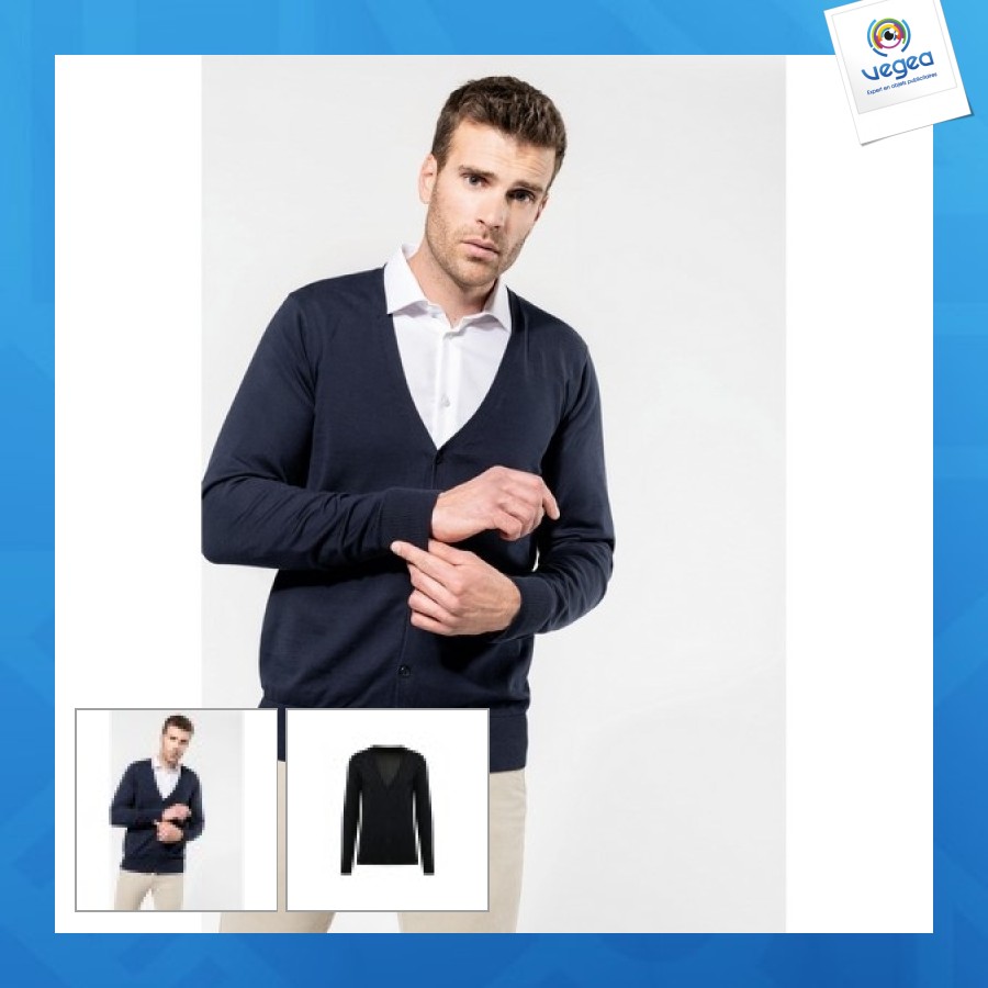 Cardigan supima® homme