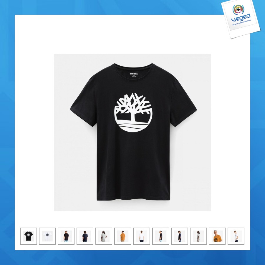 T-shirt en coton bio brand timberland