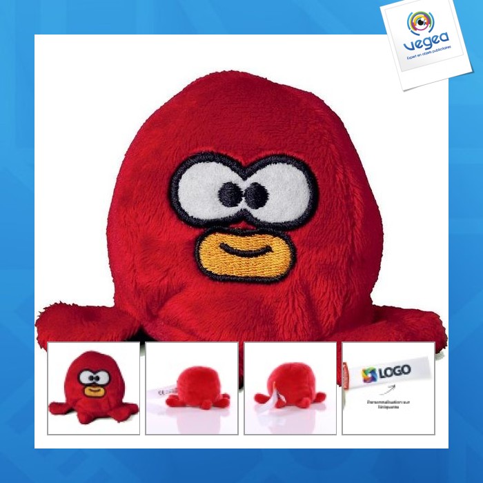 Peluche pieuvre publicitaire - mbw
