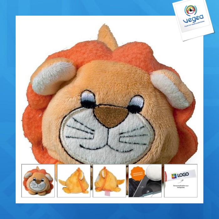 Peluche lion avec logo - mbw