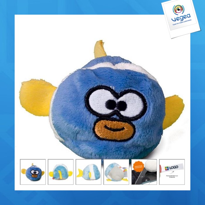 Peluche poisson publicitaire - mbw